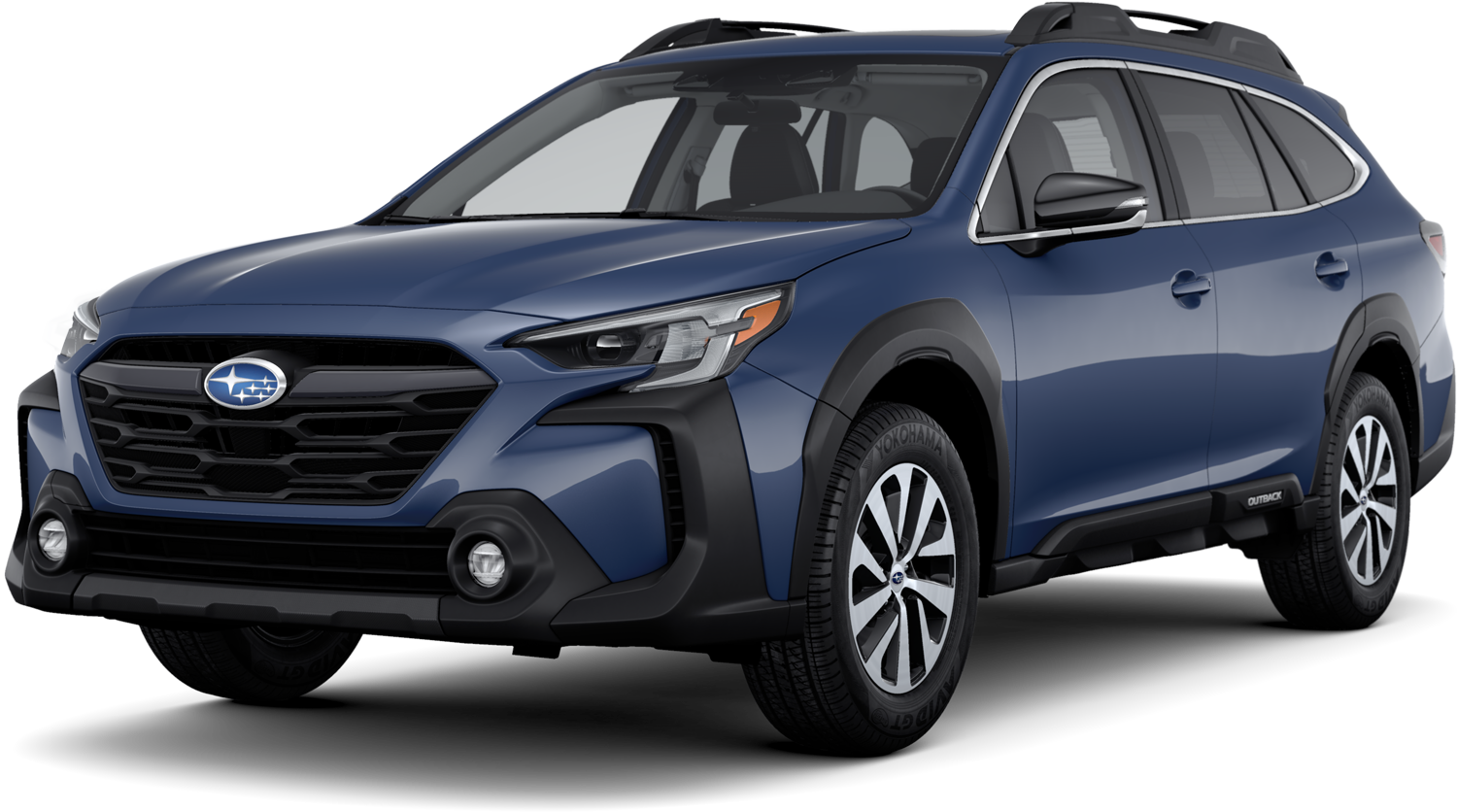 Blue Subaru Outback